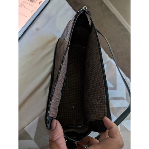 brighton brown leather shoulder bag with two wallets - Picture 2 of 7